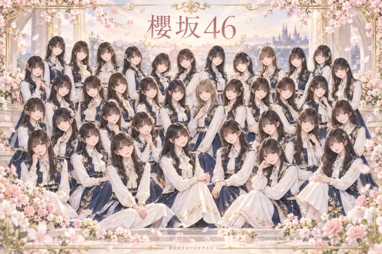 櫻坂46の非公式イメージイラスト