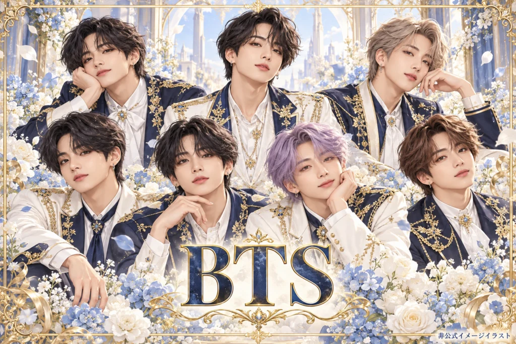 BTSの非公式イメージイラスト