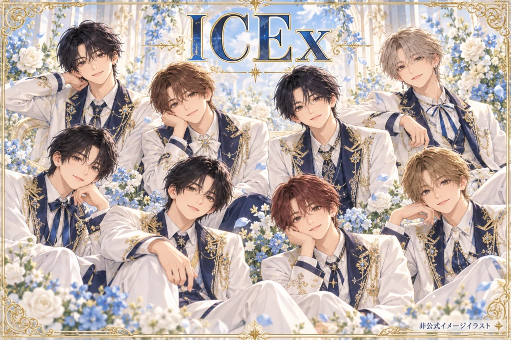 ICExをイメージした非公式アニメ風グループイラスト
