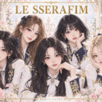 LE SSERAFIMの非公式イメージイラスト