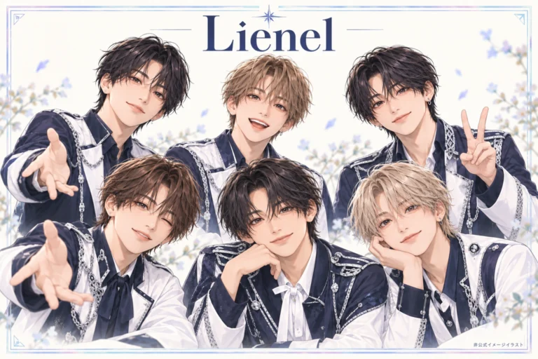 Lienelをテーマにした6人の非公式イメージイラスト