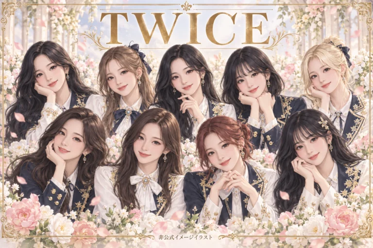 TWICEの非公式イメージイラスト