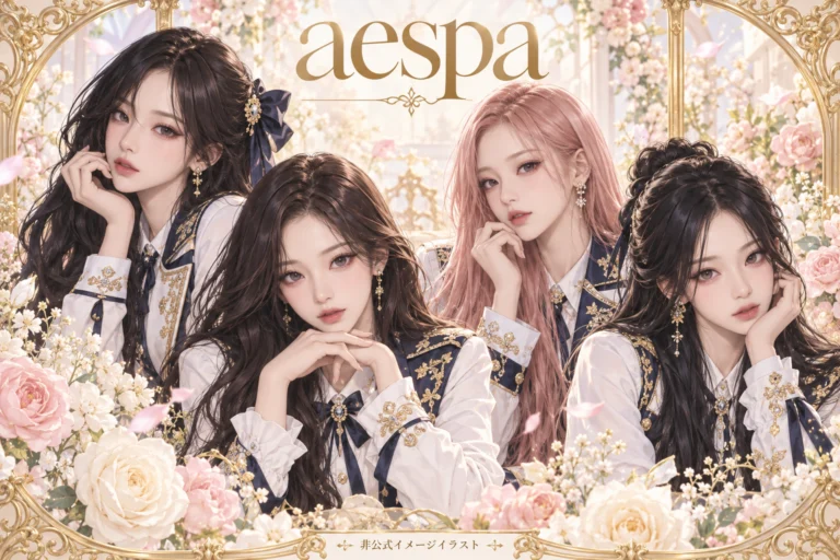 aespaの非公式イメージイラスト
