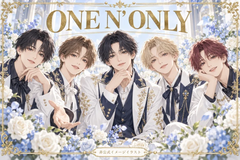 ONE N’ ONLYをイメージした非公式アニメ風グループイラスト
