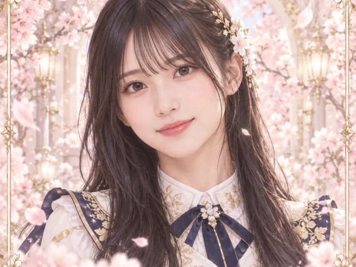 中嶋優月の紹介用・非公式AIイメージイラスト