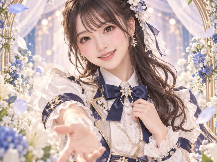 久保 姫菜乃の紹介用・非公式AIイメージイラスト
