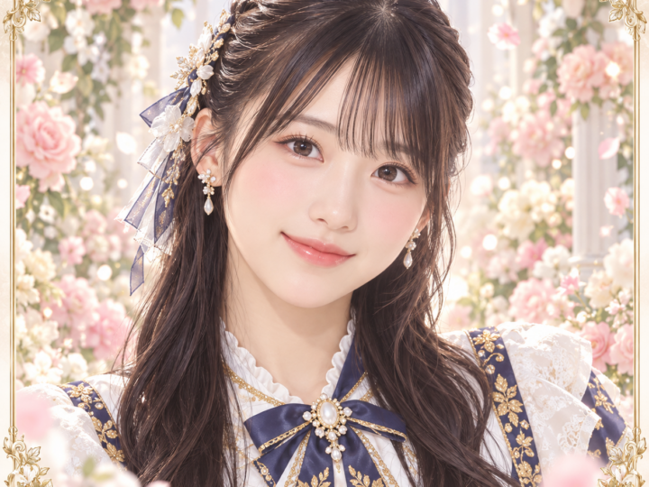 井上春華の紹介用・非公式AIイメージイラスト