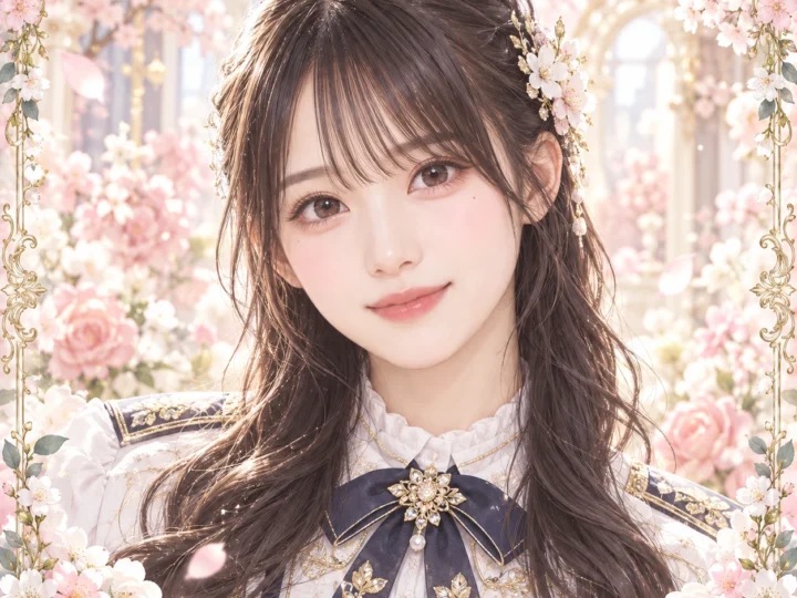 佐藤愛桜の紹介用・非公式AIイメージイラスト