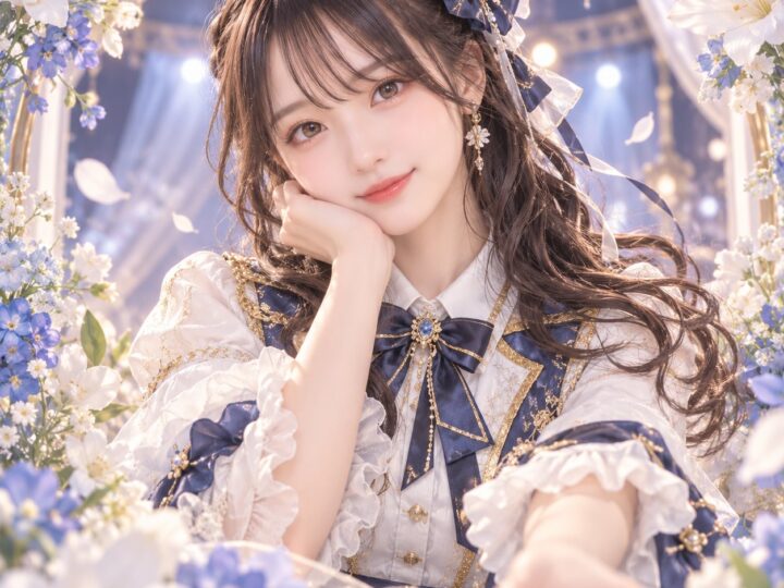 倉本羽菜の紹介用・非公式AIイメージイラスト