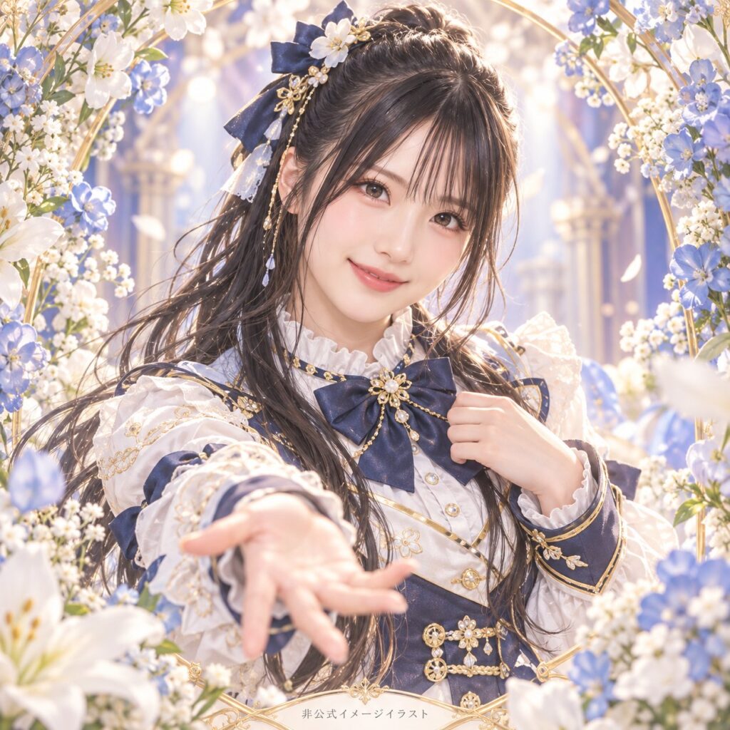 北川愛乃の紹介用・非公式AIイメージイラスト