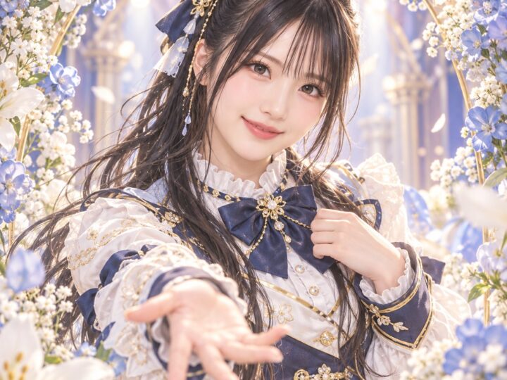 北川愛乃の紹介用・非公式AIイメージイラスト