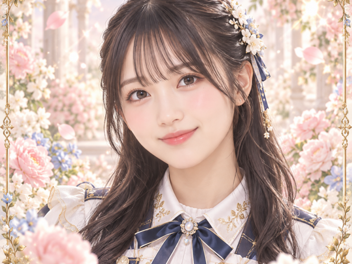 坂井新奈の紹介用・非公式AIイメージイラスト
