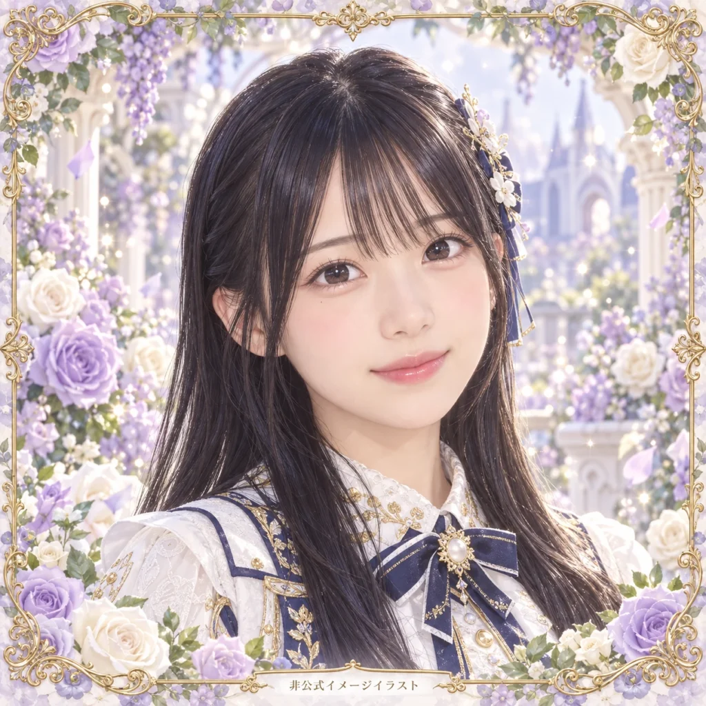 増田三莉音の紹介用・非公式AIイメージイラスト
