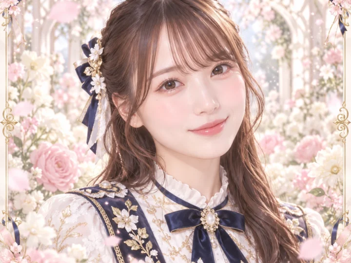 守屋麗奈の紹介用・非公式AIイメージイラスト