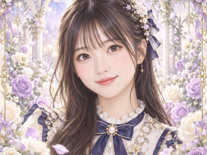 小川彩の紹介用・非公式AIイメージイラスト
