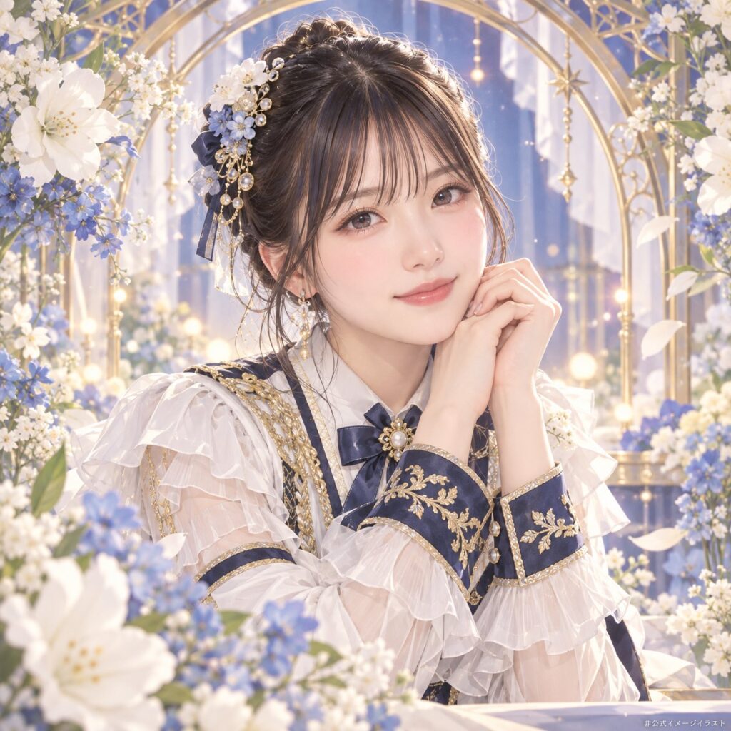 小林萌花の紹介用・非公式AIイメージイラスト