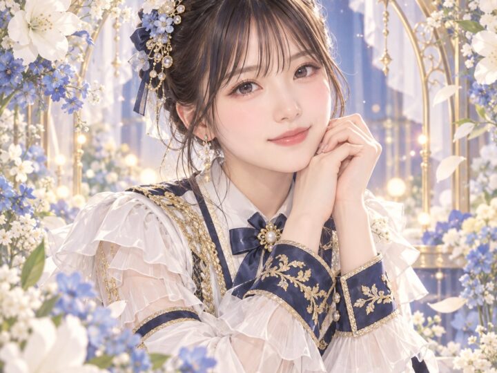 小林萌花の紹介用・非公式AIイメージイラスト