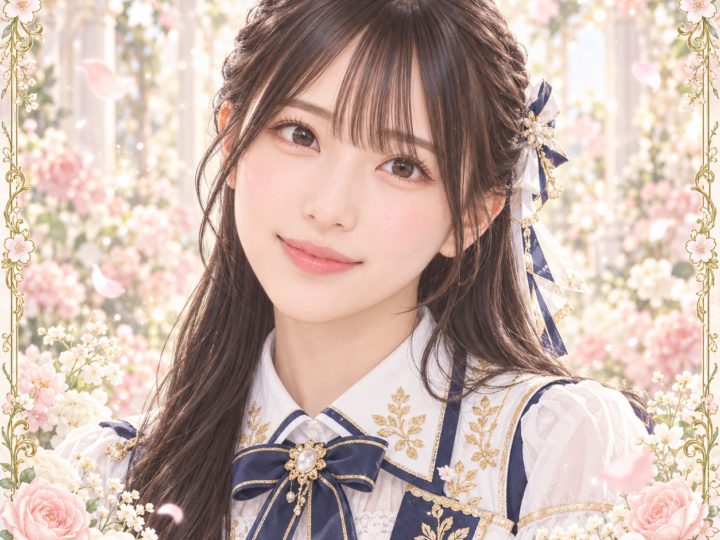 小西夏菜実の紹介用・非公式AIイメージイラスト