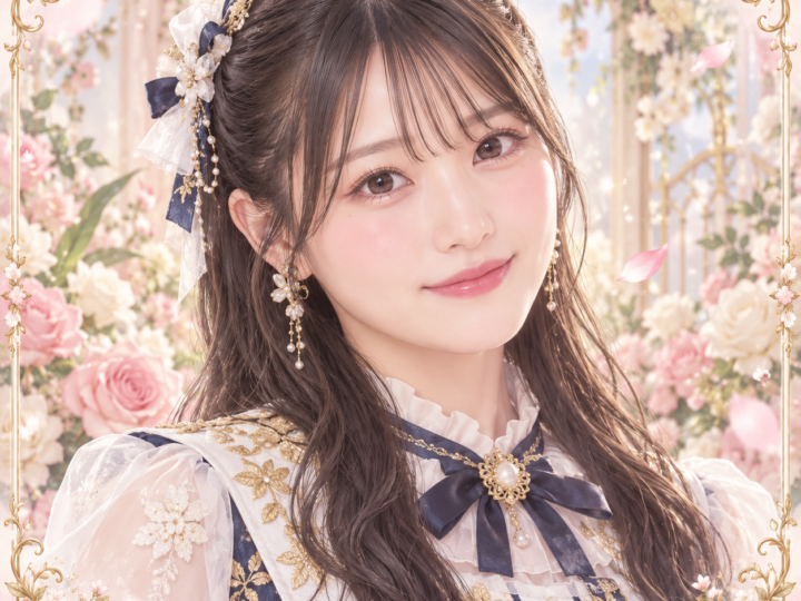 小野田紗栞の紹介用・非公式AIイメージイラスト