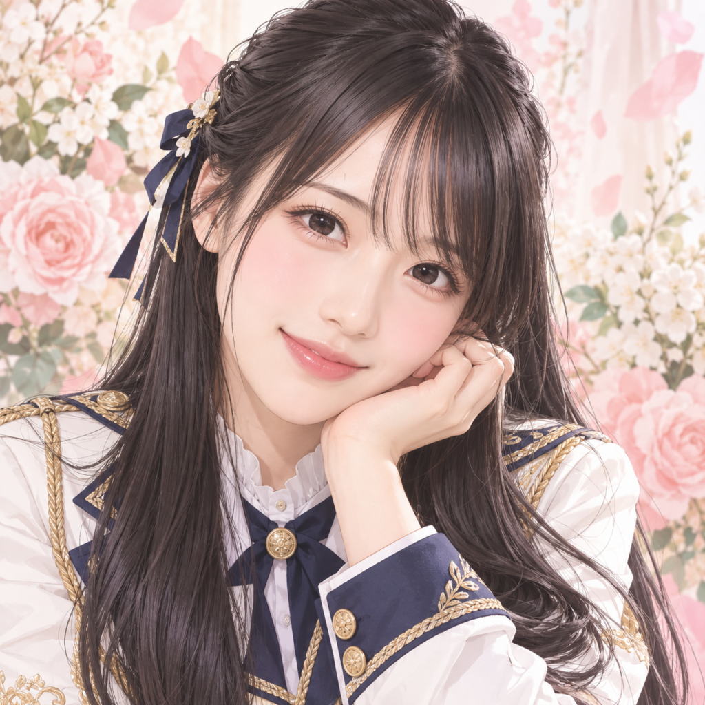 尾崎 世里花のプロフィール用・非公式イメージイラスト