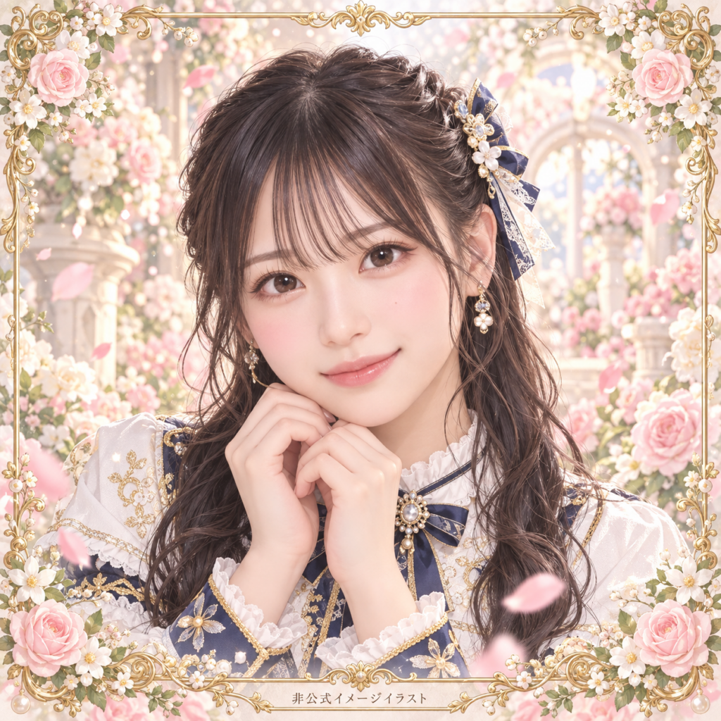 山根 涼羽の紹介用・非公式AIイメージイラスト