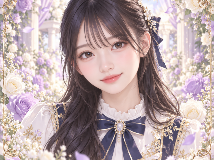 岡本姫奈の紹介用・非公式AIイメージイラスト