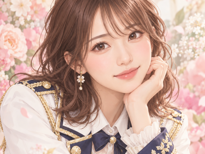 岡田 あずみのプロフィール用・非公式イメージイラスト