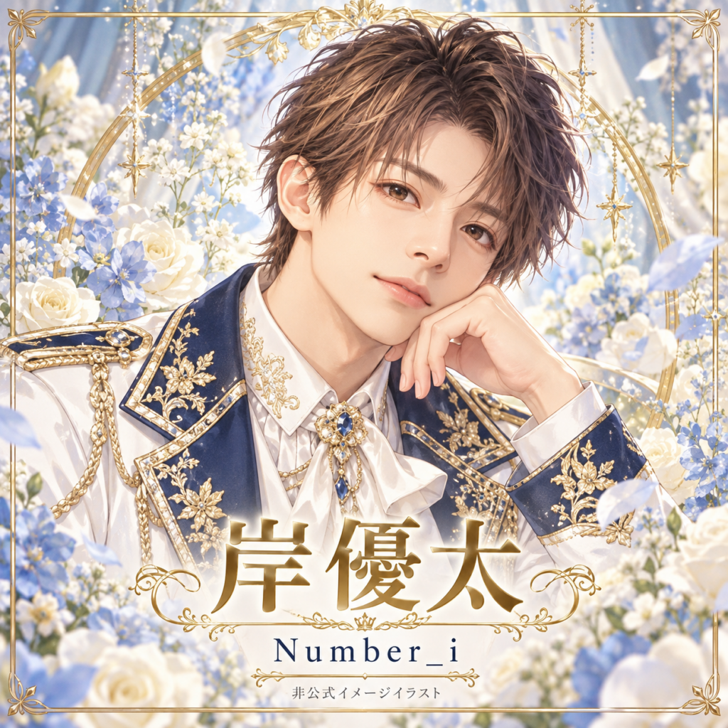 岸優太（Number_i）の非公式イメージイラスト