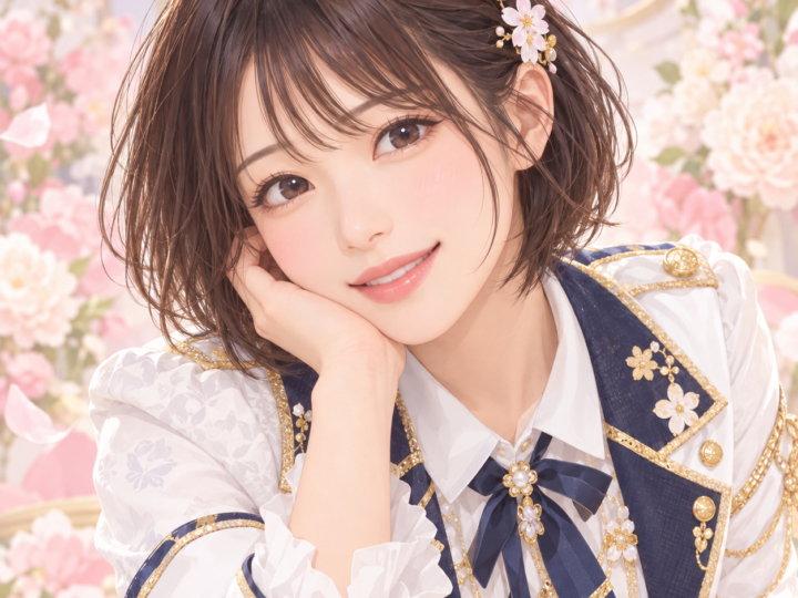 川又 優菜のプロフィール用・非公式イメージイラスト
