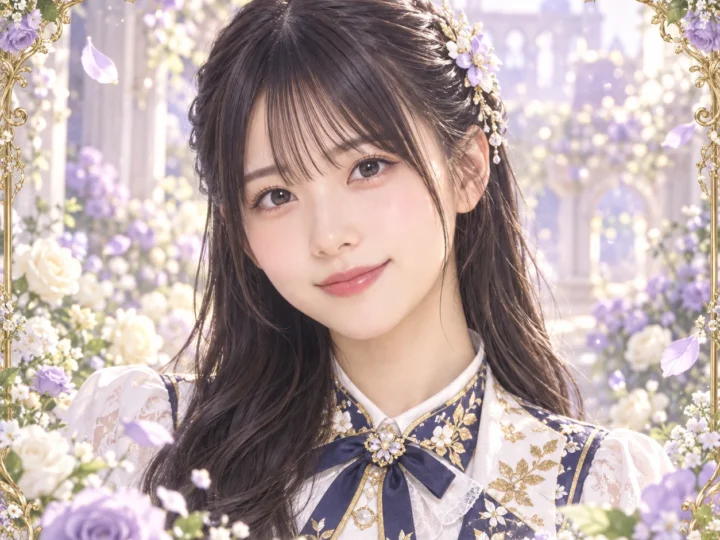 川端晃菜の紹介用・非公式AIイメージイラスト