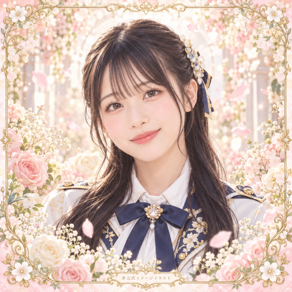 平尾帆夏の紹介用・非公式AIイメージイラスト
