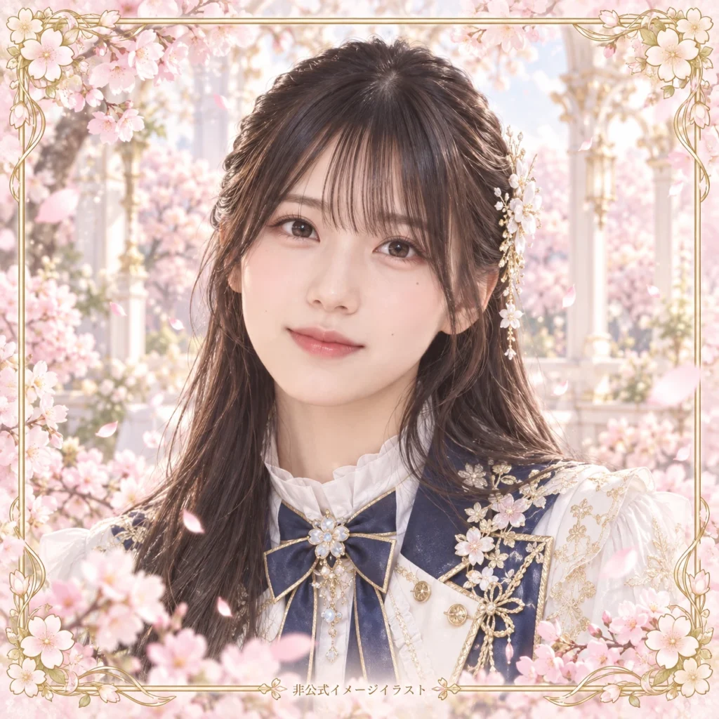 幸阪茉里乃の紹介用・非公式AIイメージイラスト
