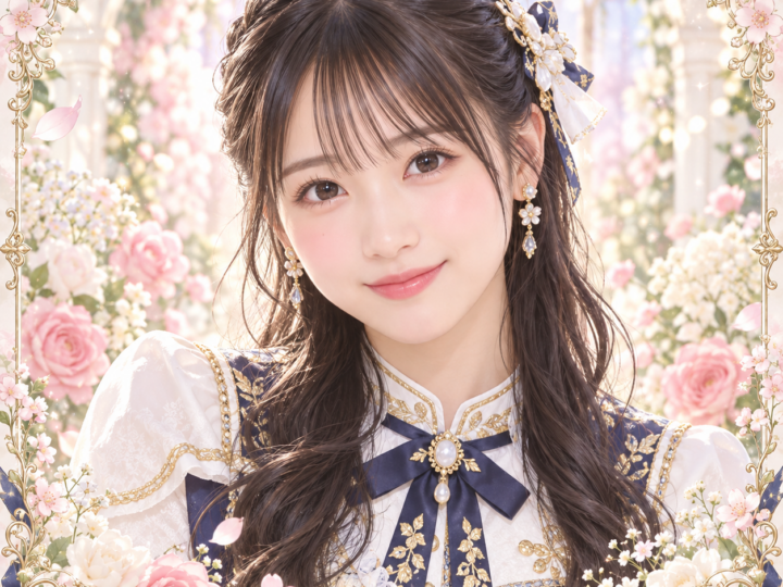 弓桁朱琴の紹介用・非公式AIイメージイラスト