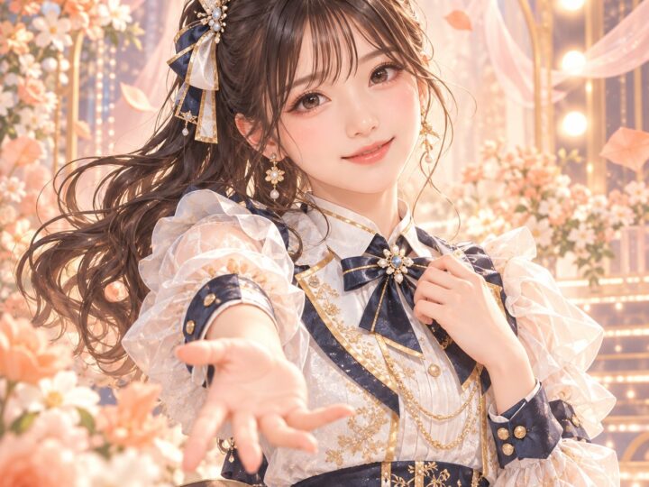 村越彩菜の紹介用・非公式AIイメージイラスト