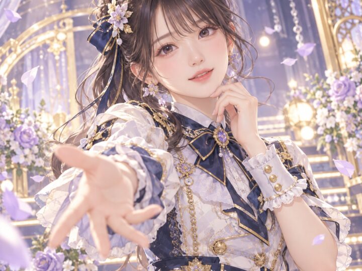 松原ユリヤの紹介用・非公式AIイメージイラスト