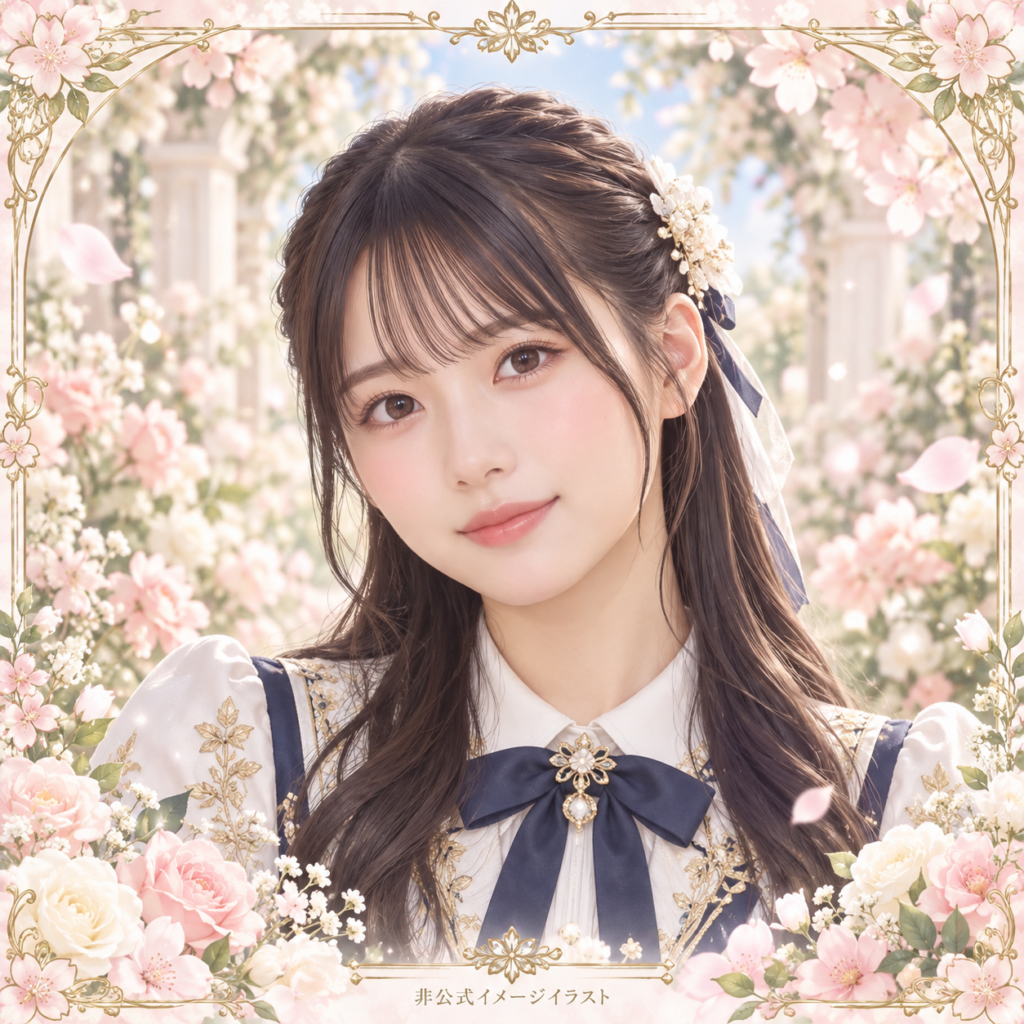 松尾桜の紹介用・非公式AIイメージイラスト