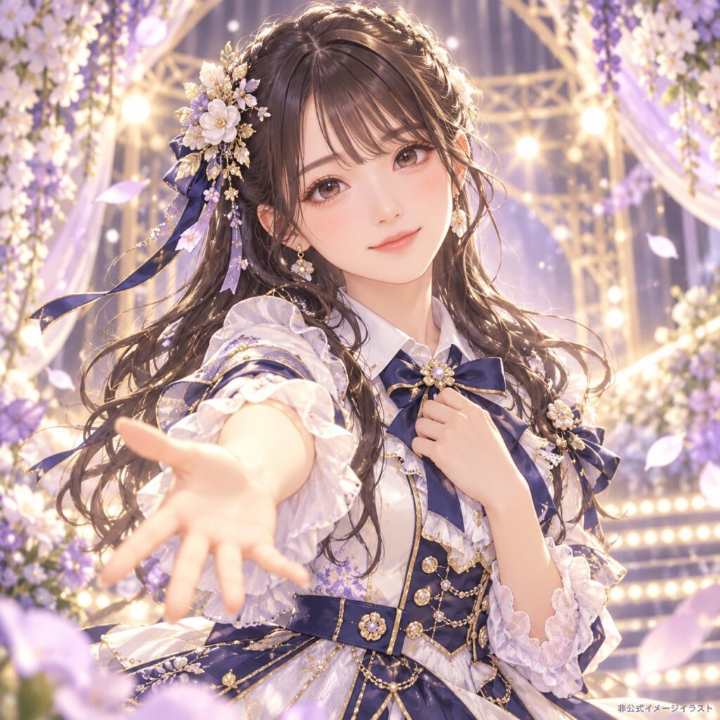 松岡 さくらの紹介用・非公式AIイメージイラスト