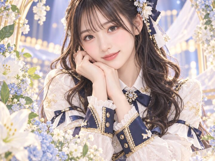 松川みゆの紹介用・非公式AIイメージイラスト