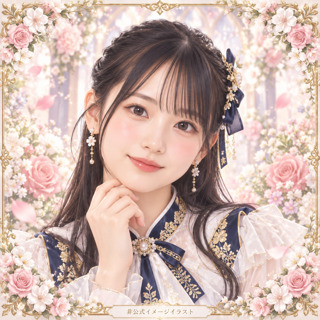 松本わかなの紹介用・非公式AIイメージイラスト
