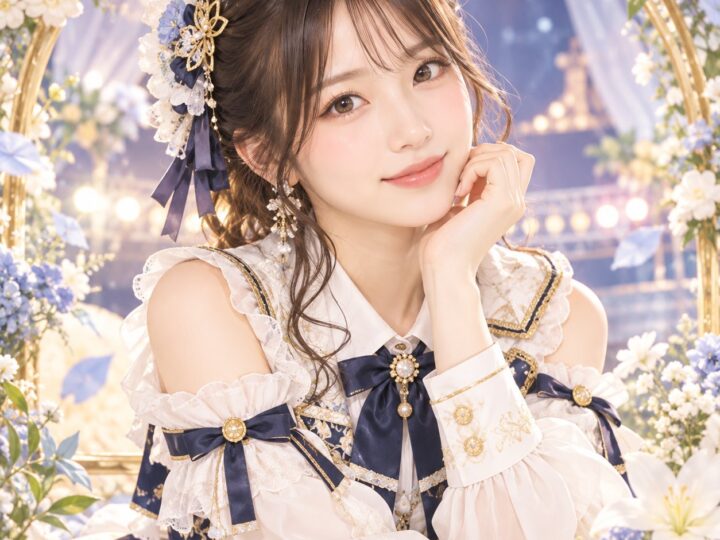 松本慈子の紹介用・非公式AIイメージイラスト