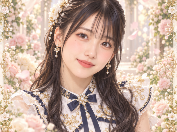松永里愛の紹介用・非公式AIイメージイラスト