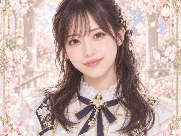 松田里奈の紹介用・非公式AIイメージイラスト