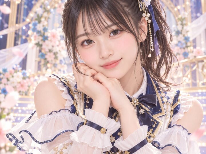 栗山 梨奈の紹介用・非公式AIイメージイラスト