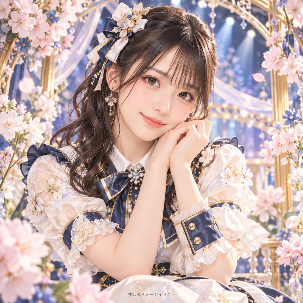 桜井愛莉咲の紹介用・非公式AIイメージイラスト