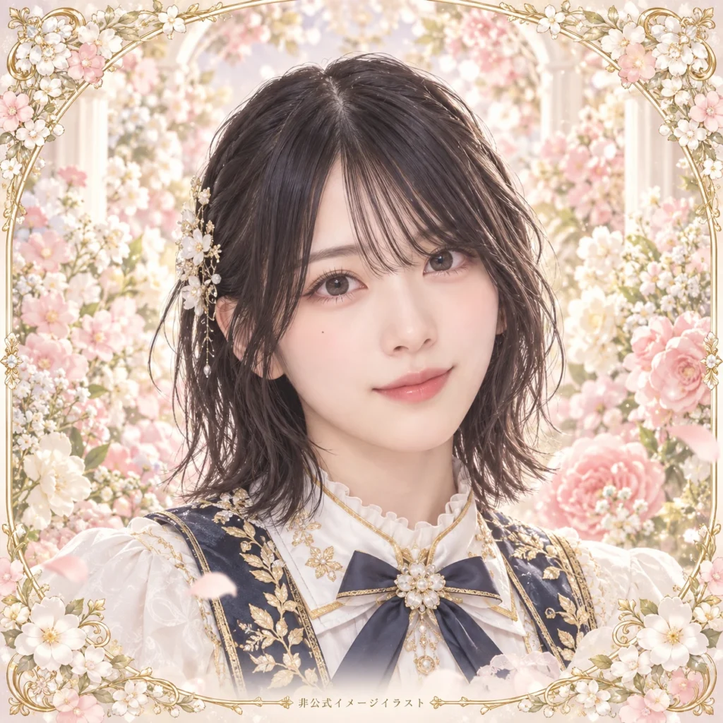 森田ひかるの紹介用・非公式AIイメージイラスト