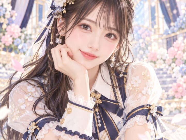 森﨑 冴彩の紹介用・非公式AIイメージイラスト