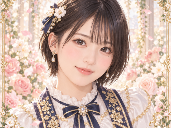 橋迫鈴の紹介用・非公式AIイメージイラスト
