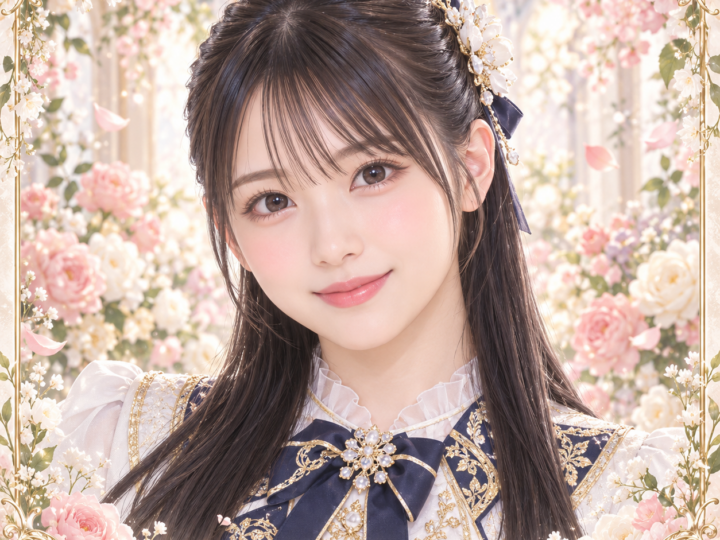 櫻井梨央の紹介用・非公式AIイメージイラスト