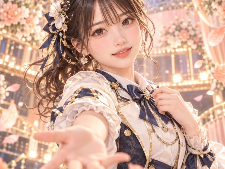 池 帆乃香の紹介用・非公式AIイメージイラスト