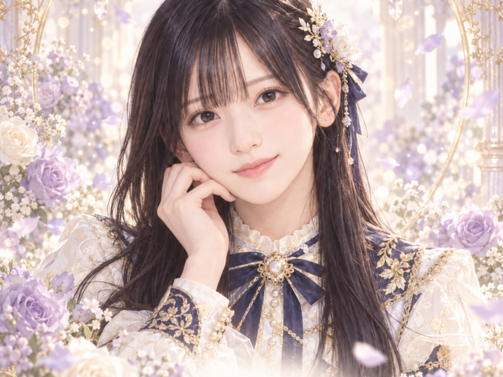 池田瑛紗の紹介用・非公式AIイメージイラスト